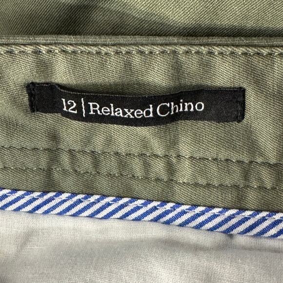 Talbots SZ 12 Relaxed Chino Ankle Pants Stretch Relaxed Leg Hi-Rise Zip-Fly New - Picture 7 of 9